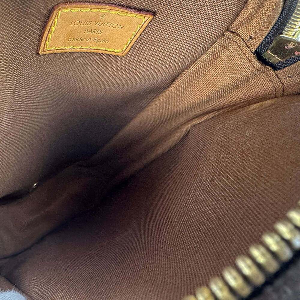 LOUIS VUITTON Authentic Brown Monogram Canvas Pochette Hobo Bag - Picture 5 of 13
